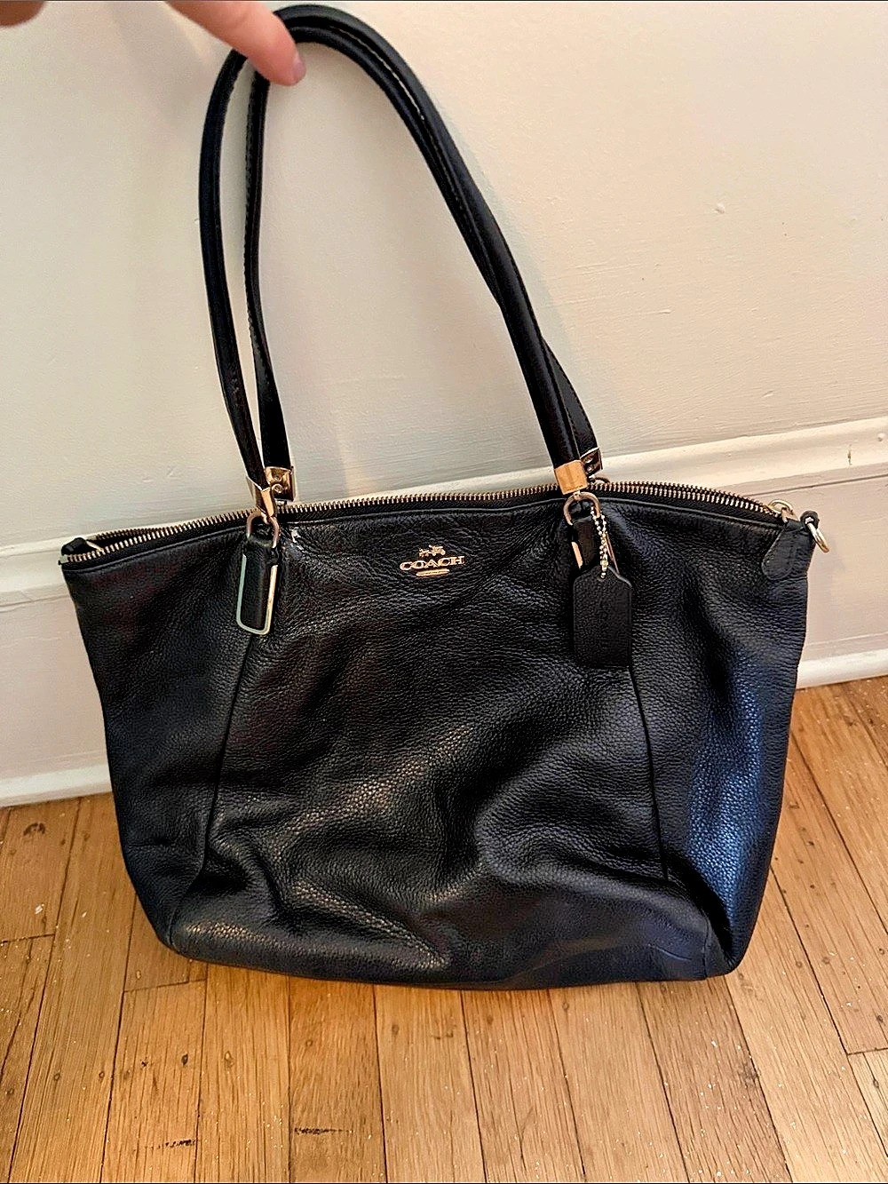 Coach Station Carryall Bag Black Tote